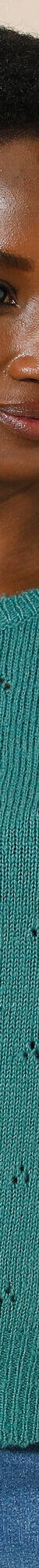 Pull col rond, maille pointelle toucher doux (céladon) Pull col rond, maille pointelle toucher doux (céladon)